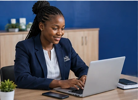 School administrator at work